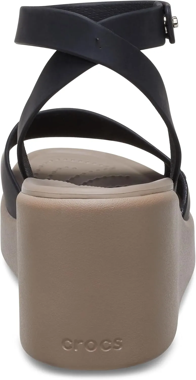 Crocs Women's Brooklyn Ankle Strap Wedges Sandal