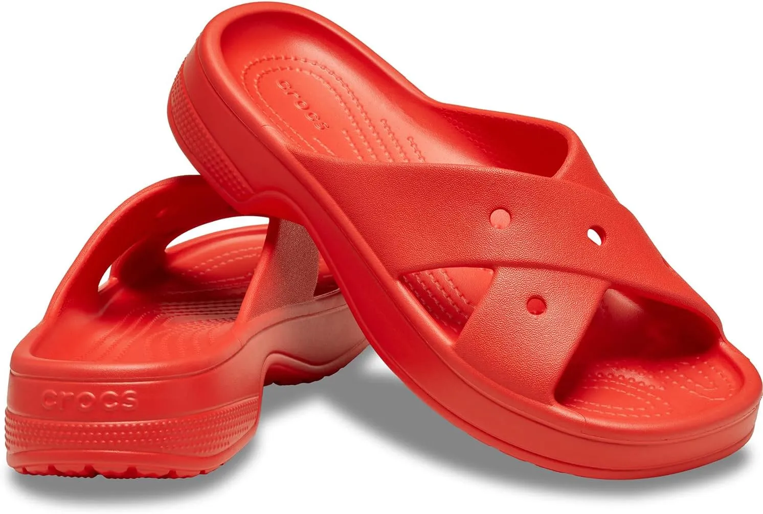 Crocs Women's Cross Strap Sandals