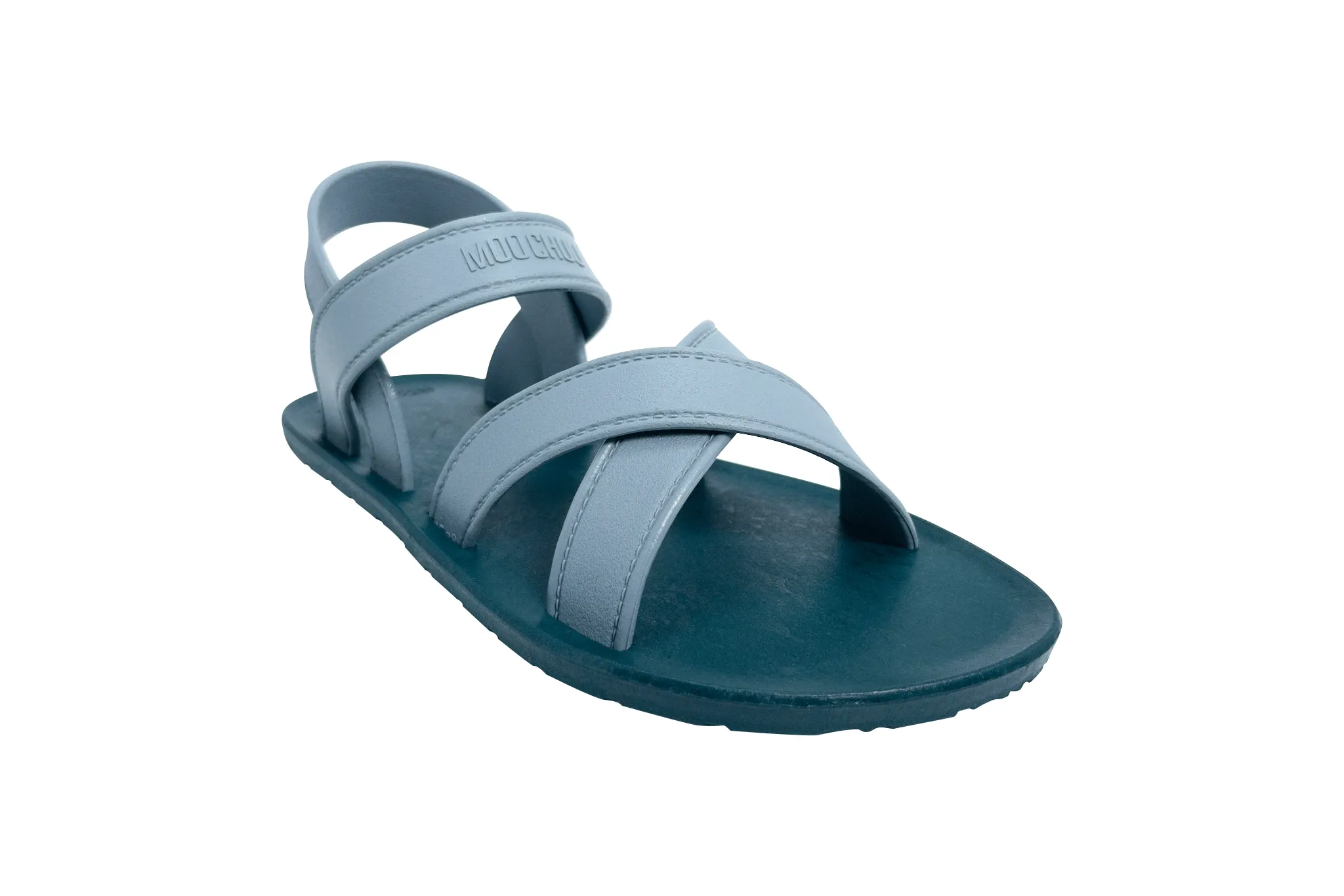 Cross Plus Green Sole Grey Strap