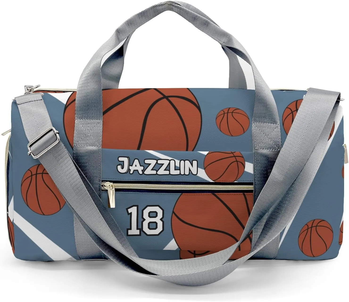 Custon Name Sport Basketball Aegean Gym Sport Yoga Duffel Bag Sport Player Travel Bag,Sport Gym Bag Gift for Travel Hand Bag Carry on Bag