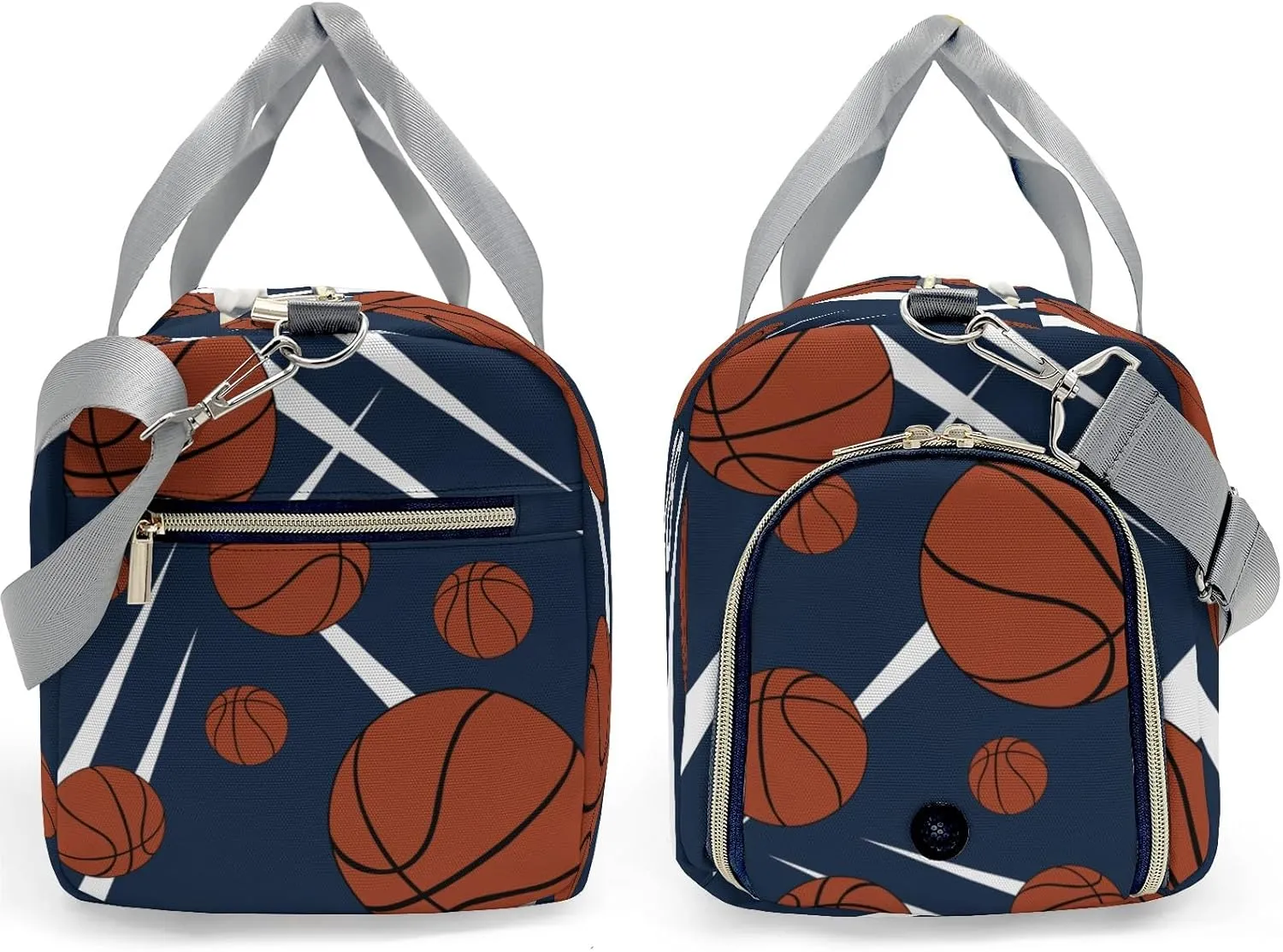 Custon Name Sport Basketball Navy Gym Sport Yoga Duffel Bag Sport Player Travel Bag,Sport Gym Bag Personalized Gift for Travel Hand Bag Carry on Bag