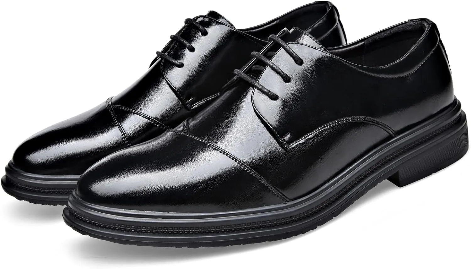 DADAWEN Men's Classic Modern Formal Business Oxford Shoes Lace Up Dress Shoe