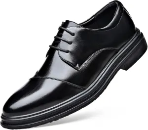DADAWEN Men's Classic Modern Formal Business Oxford Shoes Lace Up Dress Shoe
