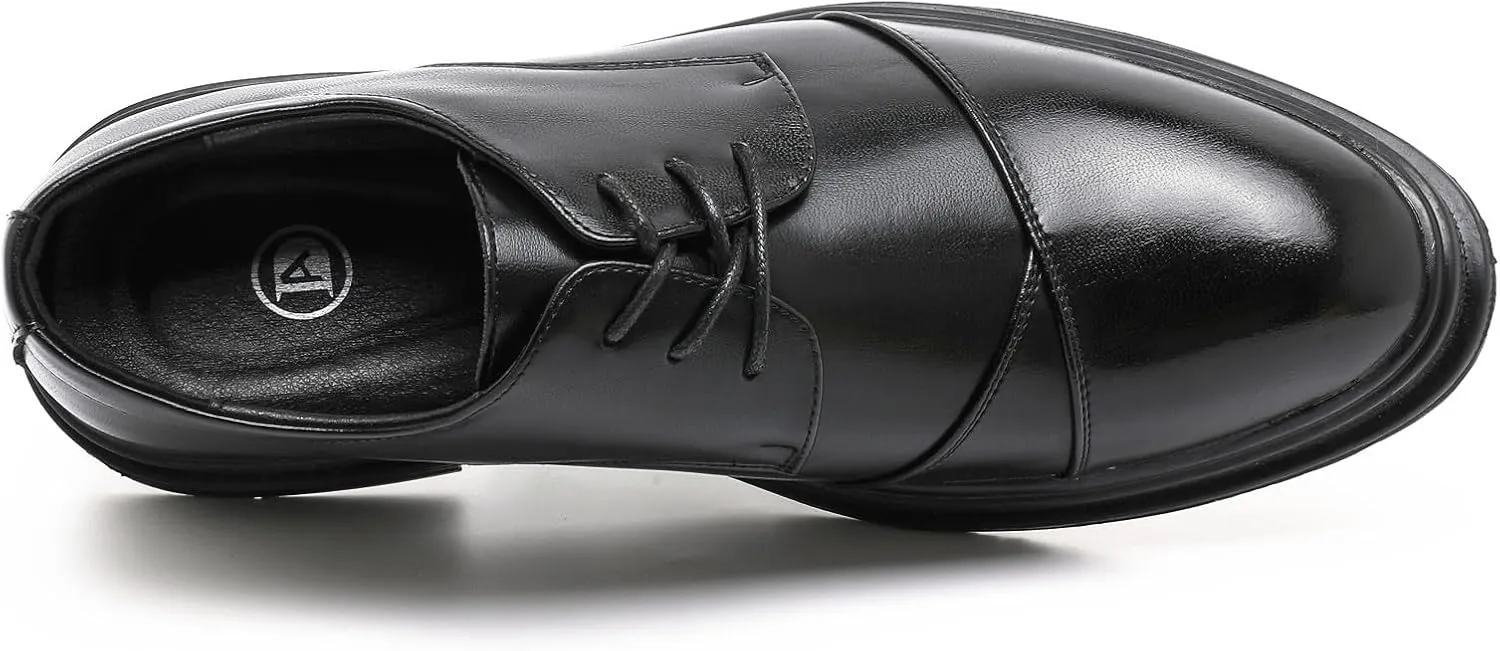 DADAWEN Men's Classic Modern Formal Business Oxford Shoes Lace Up Dress Shoe