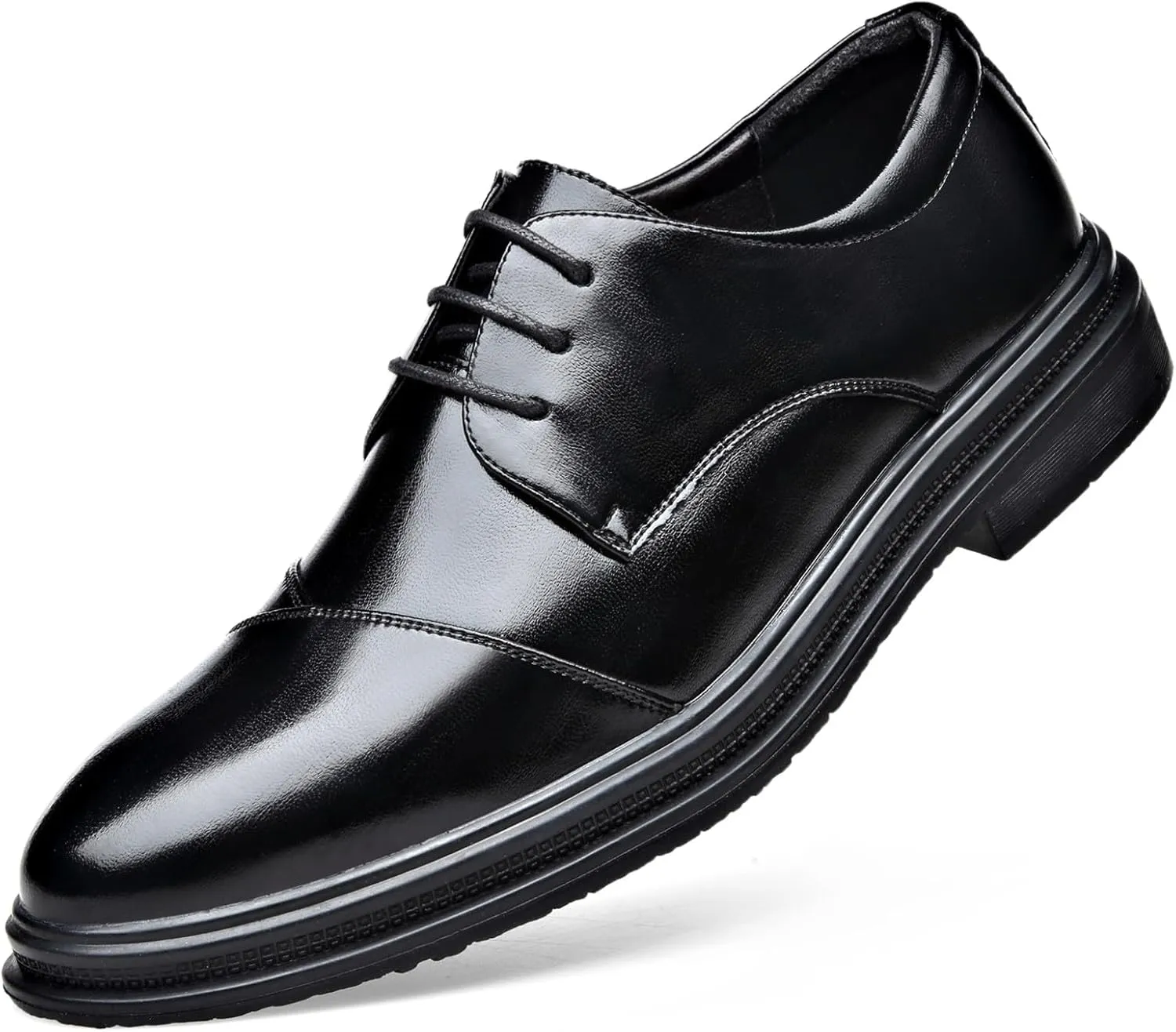 DADAWEN Men's Classic Modern Formal Business Oxford Shoes Lace Up Dress Shoe