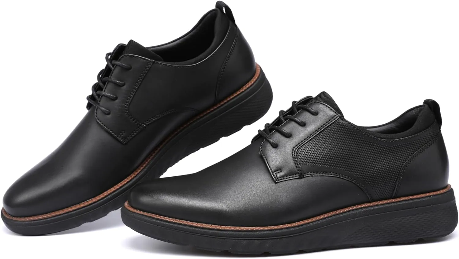 DECARSDZ Mens Classic Casual Dress Formal Oxford Lace Up Wedding Shoes