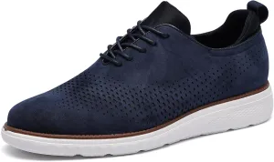 DECARSDZ Men's Fashion Casual Dress Shoe Wingtip Oxfords Shoes