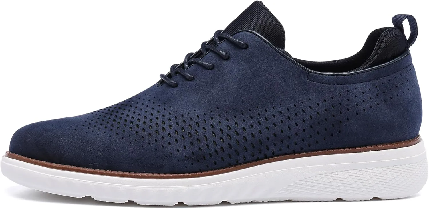 DECARSDZ Men's Fashion Casual Dress Shoe Wingtip Oxfords Shoes