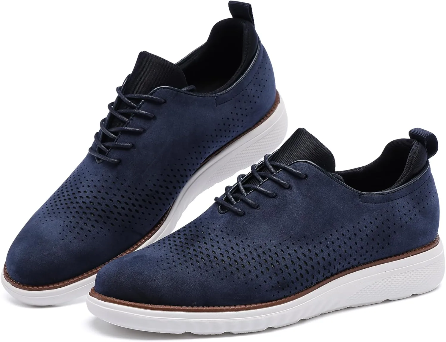 DECARSDZ Men's Fashion Casual Dress Shoe Wingtip Oxfords Shoes