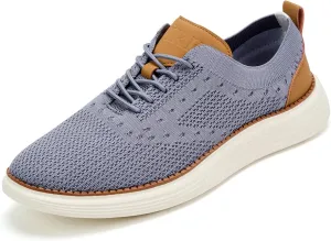Dirk Men's Fashion Dress Sneakers Oxfords Walking Work Athletic Shoes Lightweight and Breathable for Business Casual