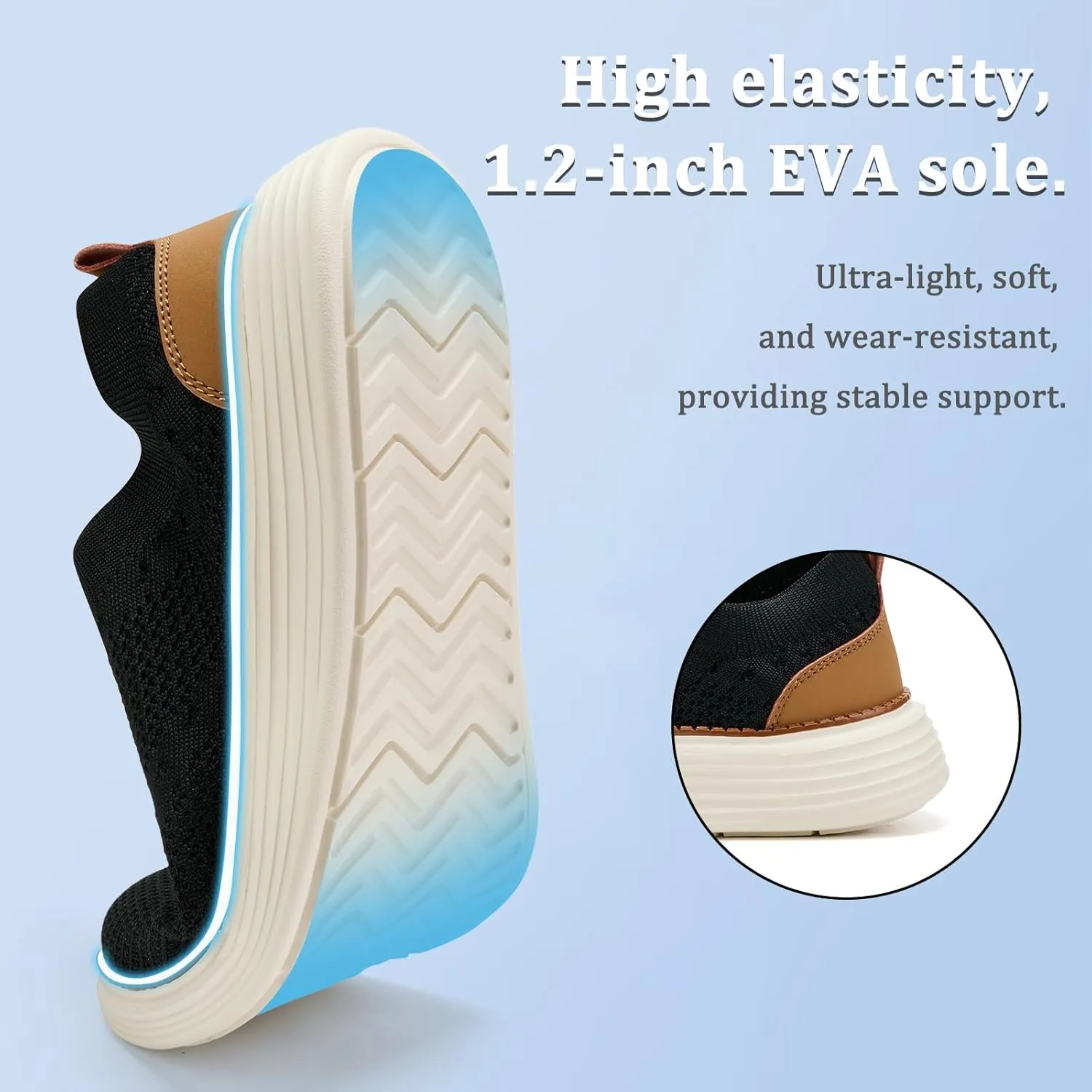 Dirk Men's Fashion Dress Sneakers Oxfords Walking Work Athletic Shoes Lightweight and Breathable for Business Casual