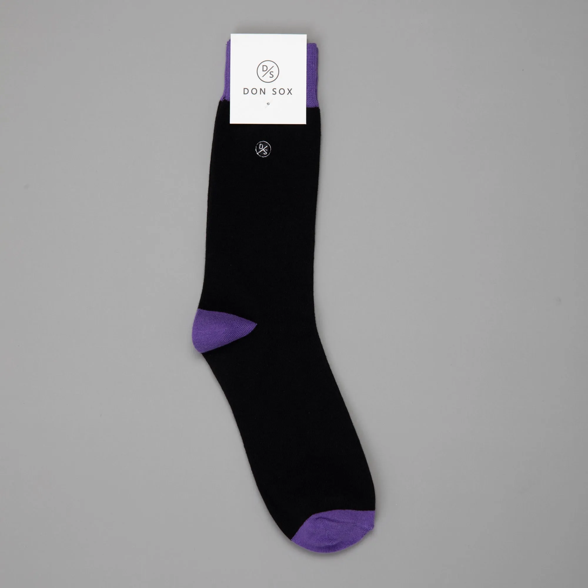 Don socks  | cotton | black purple