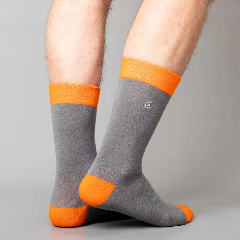 Don socks  | cotton | Grey Orange