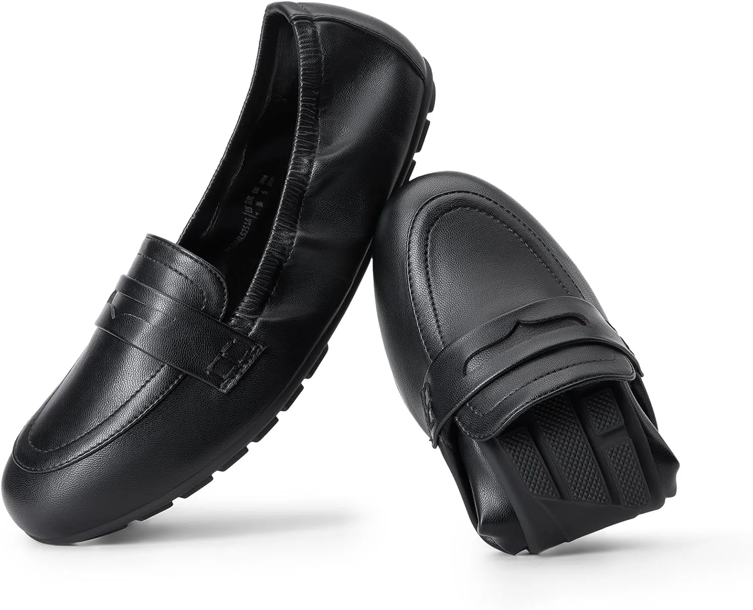 DREAM PAIRS Womens Loafers Foldable Ballet Loafer Flats for Women Round Toe Comfortable Light Weight Casual Slip-On Dress Shoes