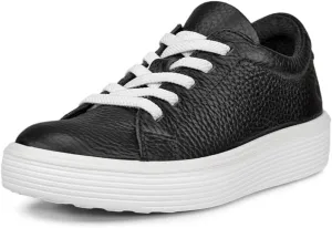 ECCO Soft 60 Sneaker, Black, US 10.5-11 Unisex Little Kid