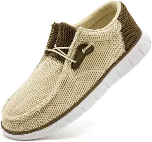 EGMPDA Mens Slip on Loafers Boat Shoes Non Slip Walking Sports Shoes Driving Shoes Casual Office Shoes Gym Lightweight Comfortable Shoes