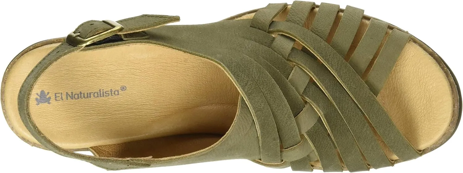 El Naturalista Women's Ankle Strap Heeled Sandal