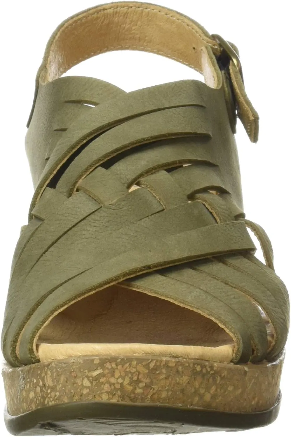 El Naturalista Women's Ankle Strap Heeled Sandal