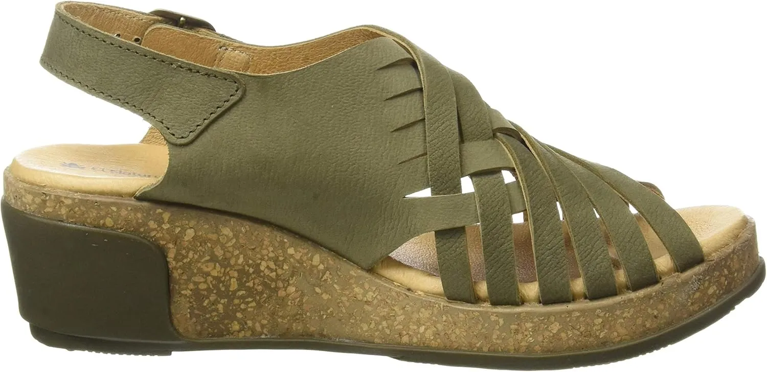 El Naturalista Women's Ankle Strap Heeled Sandal