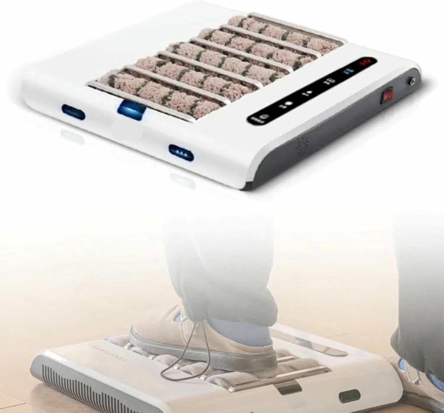 Electric Sole Cleaning Machine，Sole Cleaning Machine, Intelligent Automatic Induction Shoe Cleaner Rub   Suck 2-in-1 No Water Cleaning，for Hotels, Commercial Buildings, Banks