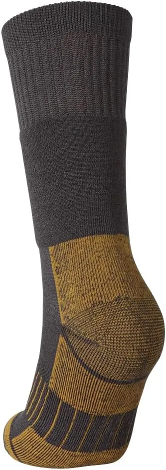EnerWear Unisex 4/6P Pack Merino Wool Outdoor Hiking Trail Crew Sock