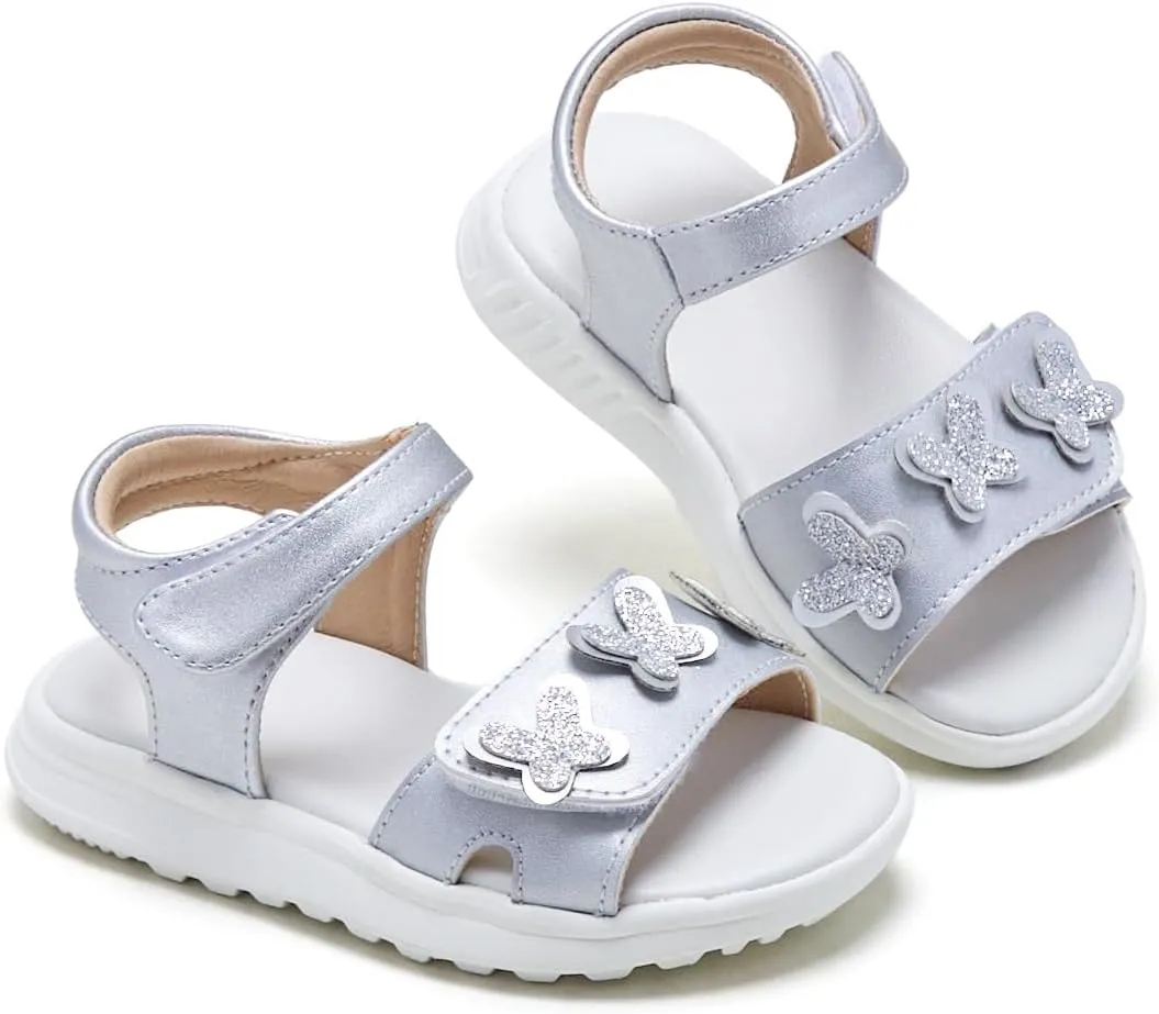ESTINE Toddler Girls Sandals-Water Friendly Walking Casual Summer Outfit Dress Shoes