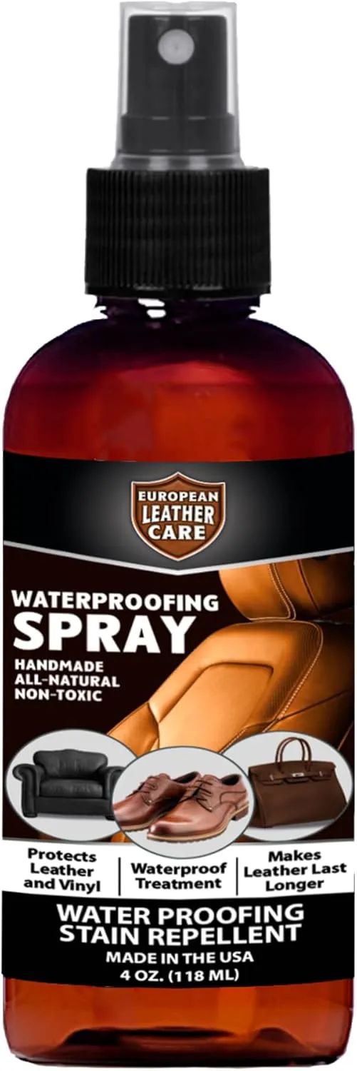 European Leather Care Waterproofing Shoe Spray