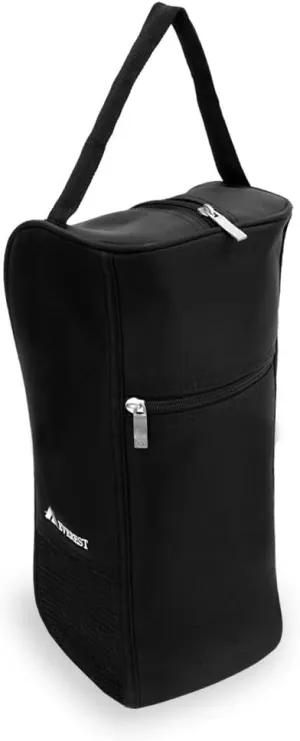 Everest Golf Shoe Bag, Black, Standard