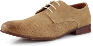 Ferro Aldo Men's Classic Round-Toe Fashion Derby Dress Shoes