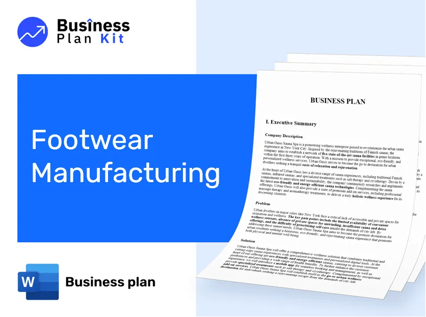 Footwear Manufacturing Business Plan Example