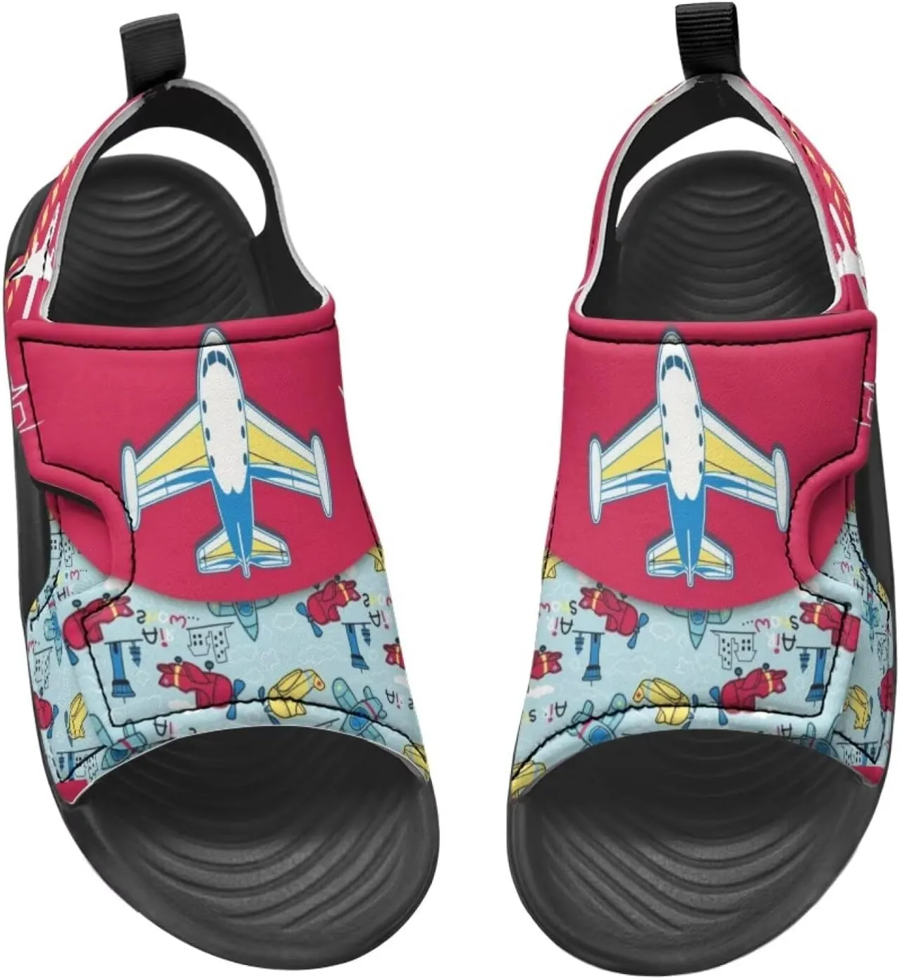Forchrinse Boys Sandals Dragon Open Toe Sports Sandal Summer PU Leather Hiking Water Shoes