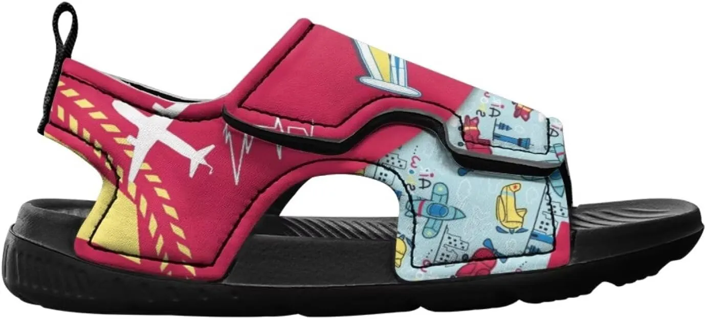 Forchrinse Boys Sandals Dragon Open Toe Sports Sandal Summer PU Leather Hiking Water Shoes