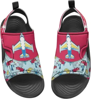 Forchrinse Boys Sandals Dragon Open Toe Sports Sandal Summer PU Leather Hiking Water Shoes