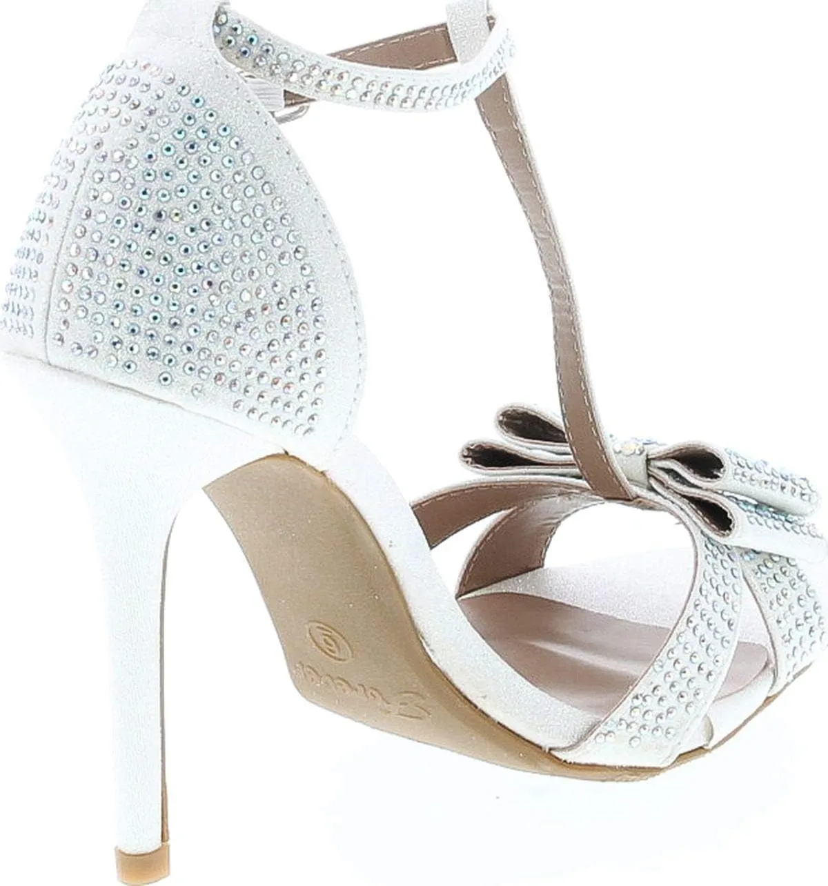 Forever Alina-64 Women's Fashion Bridal Formal Ankle Strap Open Toe Heels Evening Dress Sandals
