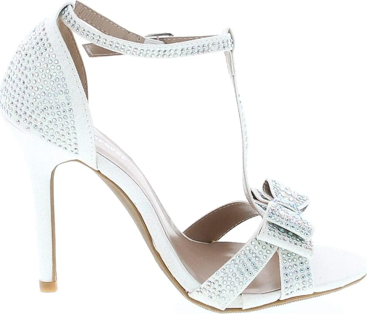 Forever Alina-64 Women's Fashion Bridal Formal Ankle Strap Open Toe Heels Evening Dress Sandals