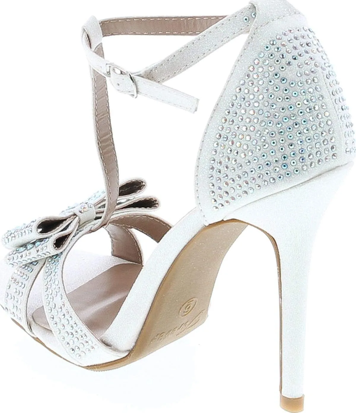 Forever Alina-64 Women's Fashion Bridal Formal Ankle Strap Open Toe Heels Evening Dress Sandals