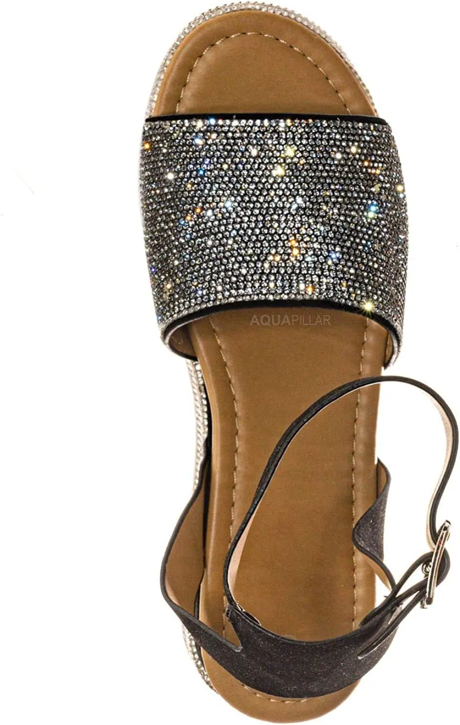Forever Link Sensational Women's Open Toe Ankle Strap Espadrille Sandal
