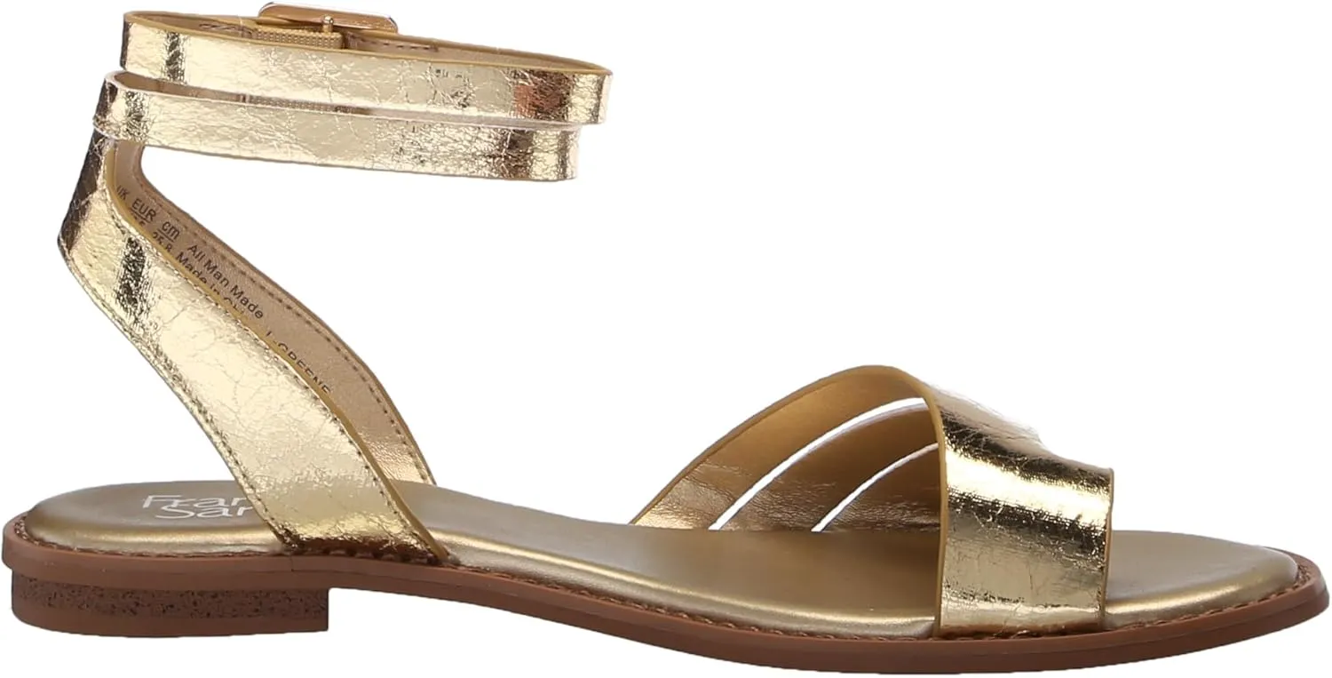 Franco Sarto Women's Greene Ankle Strap Flat Sandals