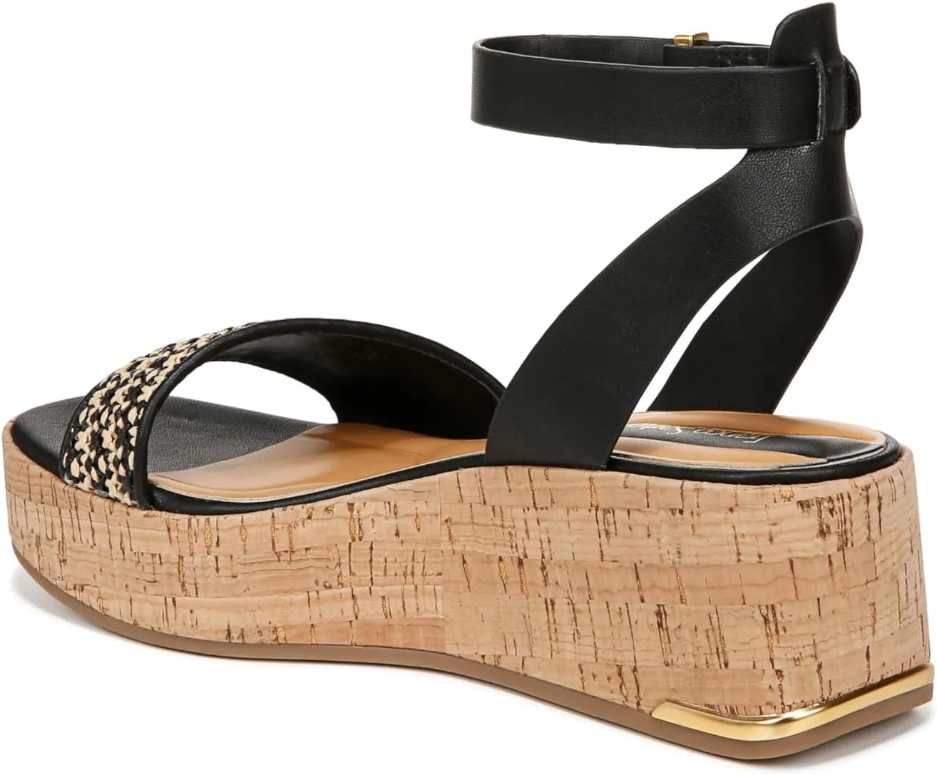 Franco Sarto Women's Terry Platform Cork Wedge Sandal