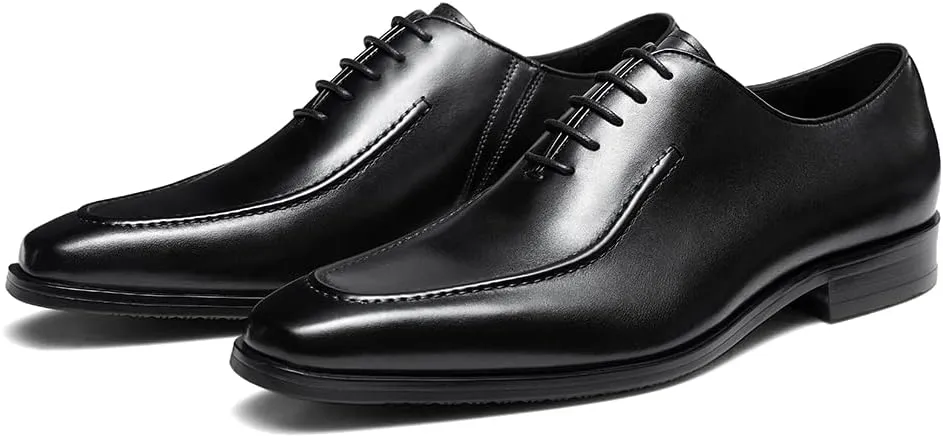 FRASOICUS Mens Oxford Shoes Mens Leather Dress Shoes Formal Dress Shoes for Men