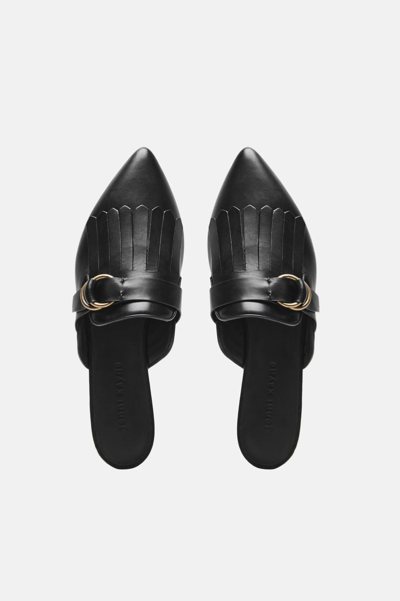 Fringe Mule - Black