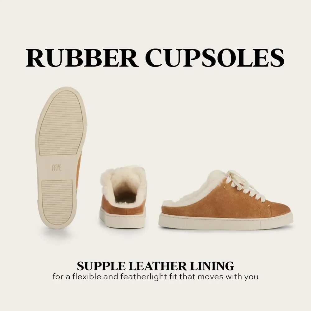 Frye Ivy Low Lace Sneakers for Women Crafted from Soft, Vintage Italian Leather with Removable Molded Footbed, Leather Lining, and Contrast White Rubber Outsoles