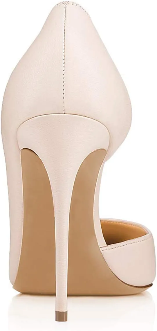 FSJ Women Formal Pointed Toe Dress Shoes D'Orsay High Heels Sexy Stiletto Formal Pumps Size 4-15 US