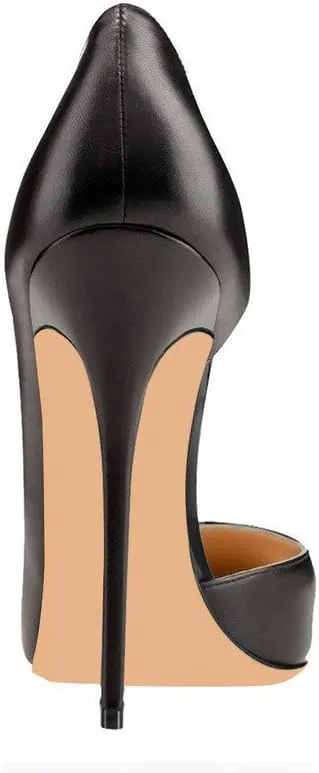 FSJ Women Formal Pointed Toe Dress Shoes D'Orsay High Heels Sexy Stiletto Formal Pumps Size 4-15 US