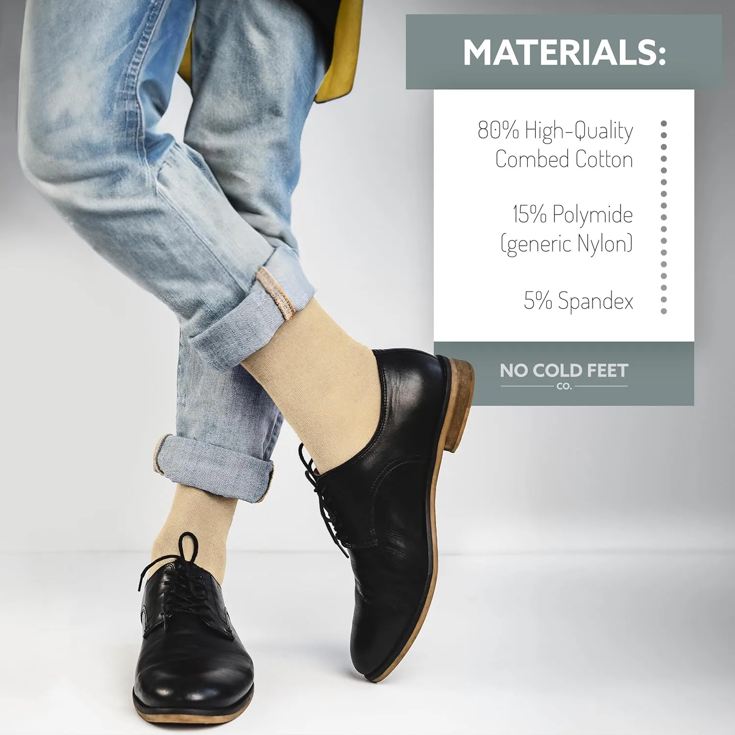 Fun Black Colorful Novelty Socks for Men for Dress Casual Formal Groomsmen Wedding, 8 Pack