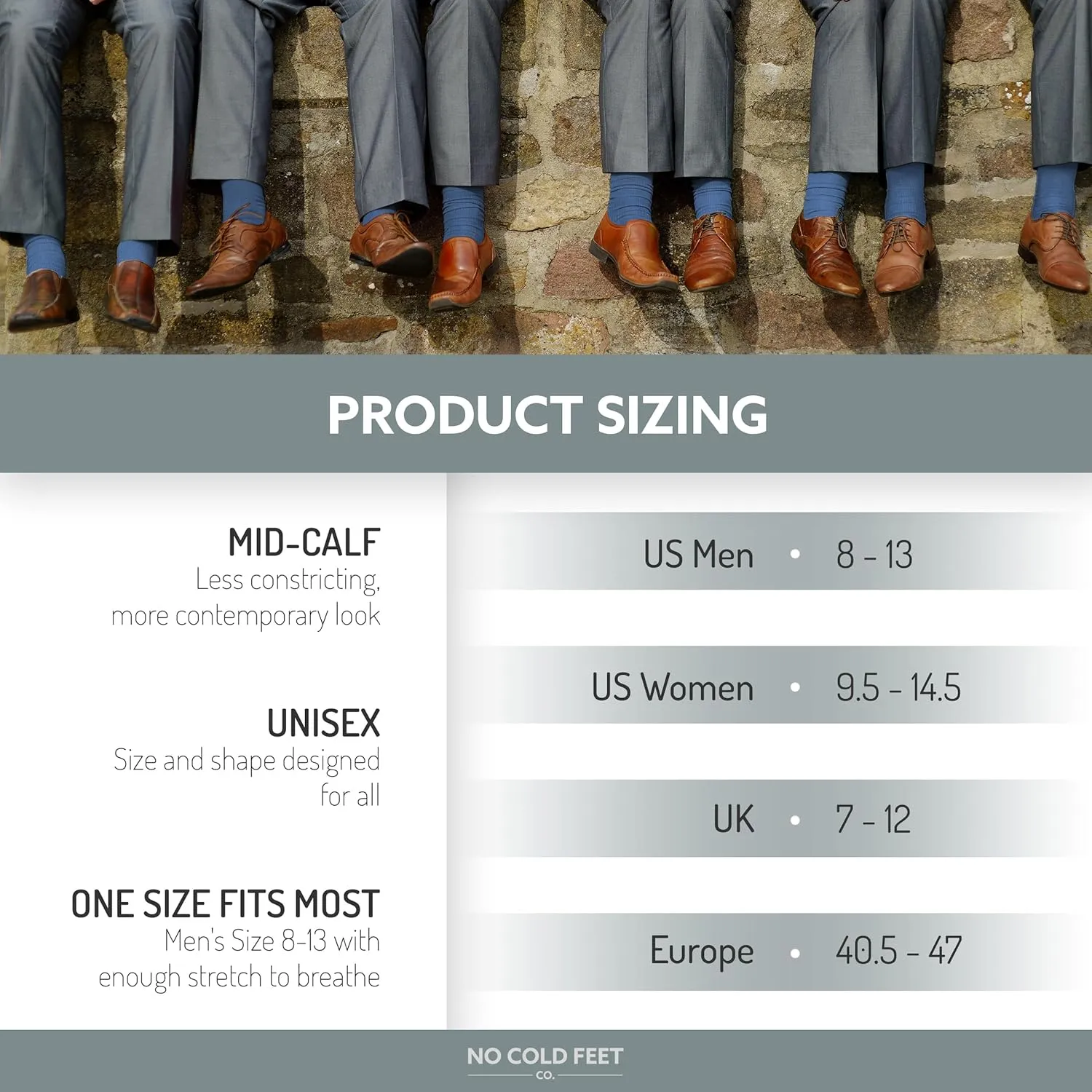 Fun Blue Colorful Novelty Socks for Men for Dress Casual Formal Groomsmen Wedding, One Pair