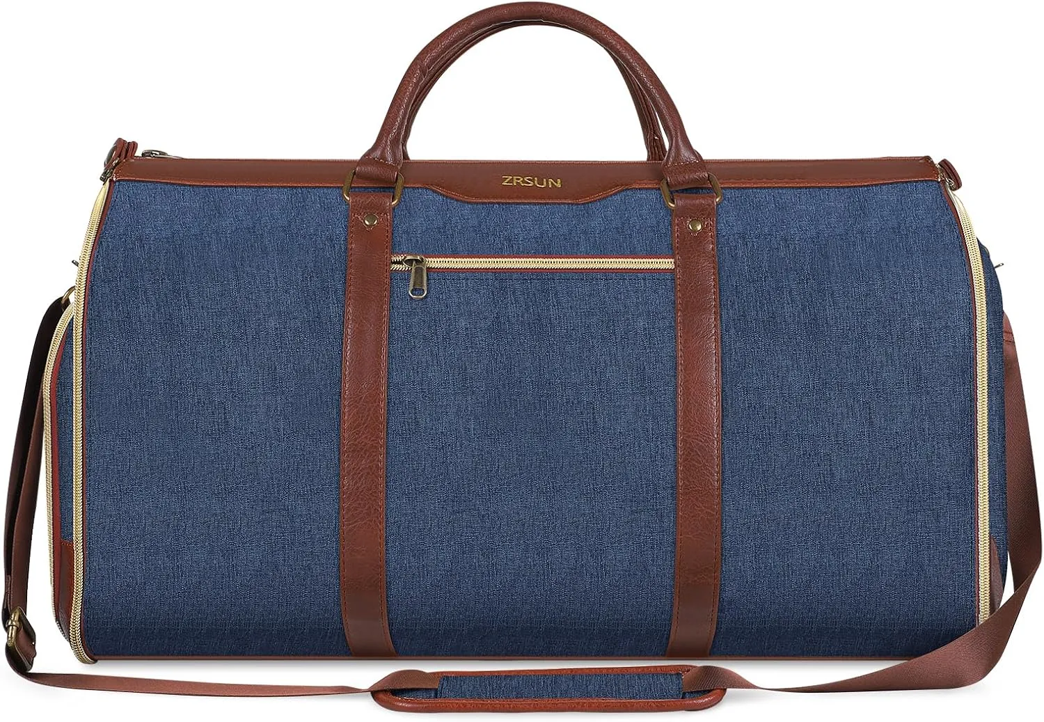 Garment Bags for Travel, Carry-On Suit Bag, Convertible Garment & Duffel Bag with Shoe Compartment, Perfect for Business Trips & Weekend Getaways, Blue