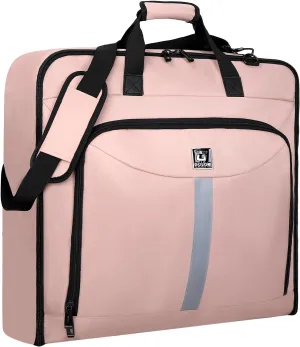 Garment Bags for travel,Hanging clothes Bag for Men Women,Suit Bags with Shoulder Strap,Wedding dress/shirt carry on luggage with fence hook,Wrinkle Free foldable duffle bag,Waterproof luux travel bag