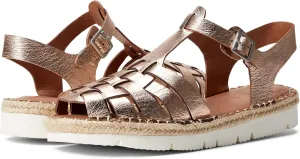 Gentle Souls by Kenneth Cole Women's Lizzy Eva Basket T-Strap Fisherman Sandal