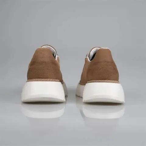 Genuine Leather Beige Sneaker RM-001 SCB-219